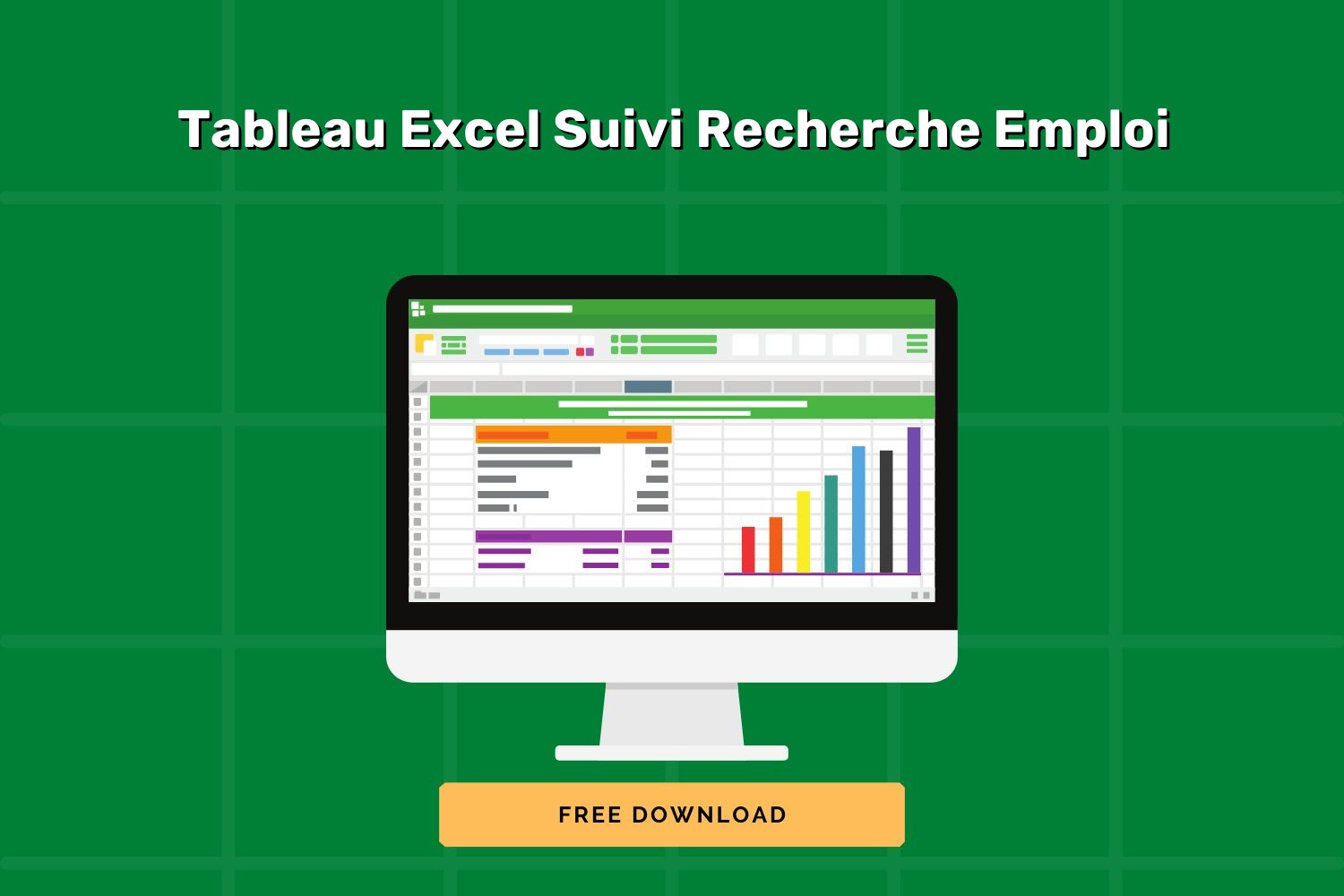 Tableau Excel Suivi Recherche Emploi