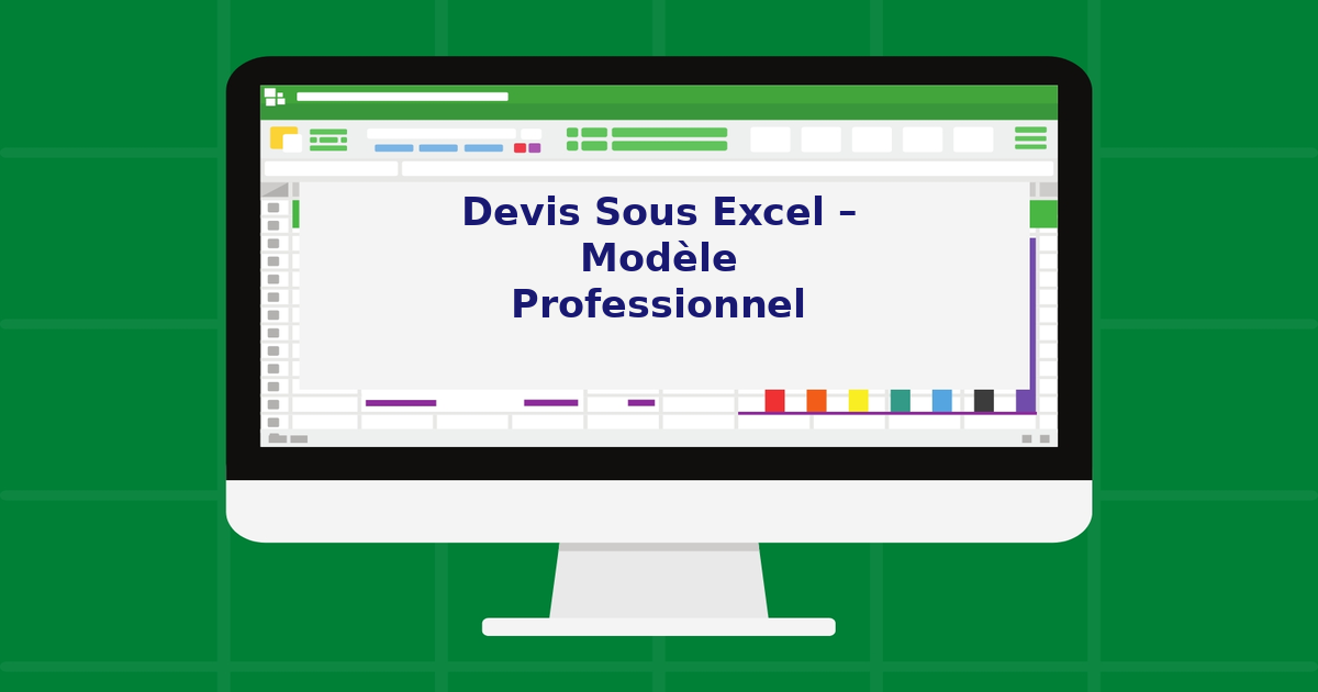 Devis sous Excel – Modèle professionnel