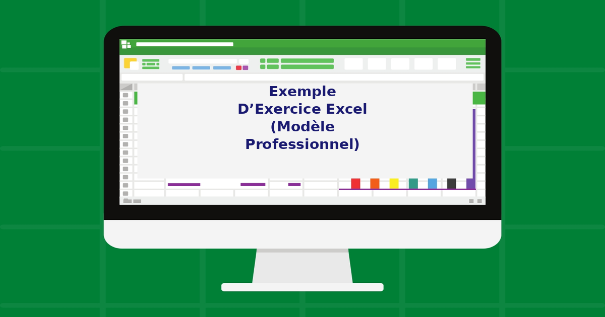 Exemple d’exercice Excel (modèle professionnel)