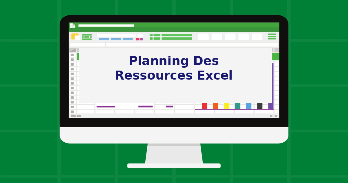 Planning des ressources Excel
