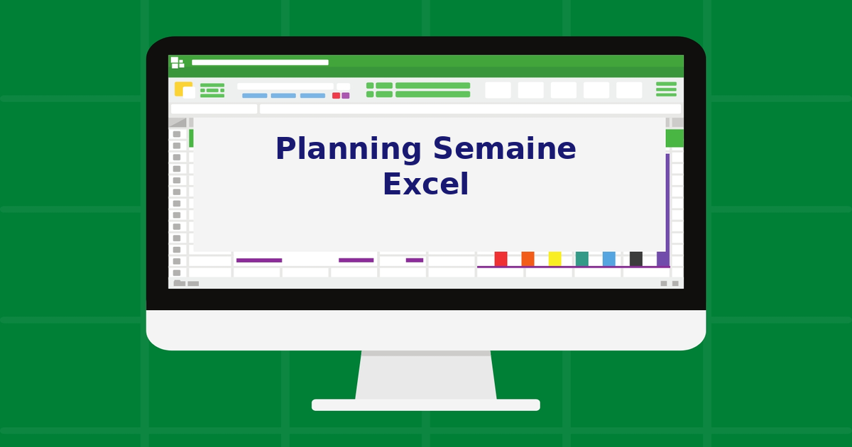 Planning semaine Excel